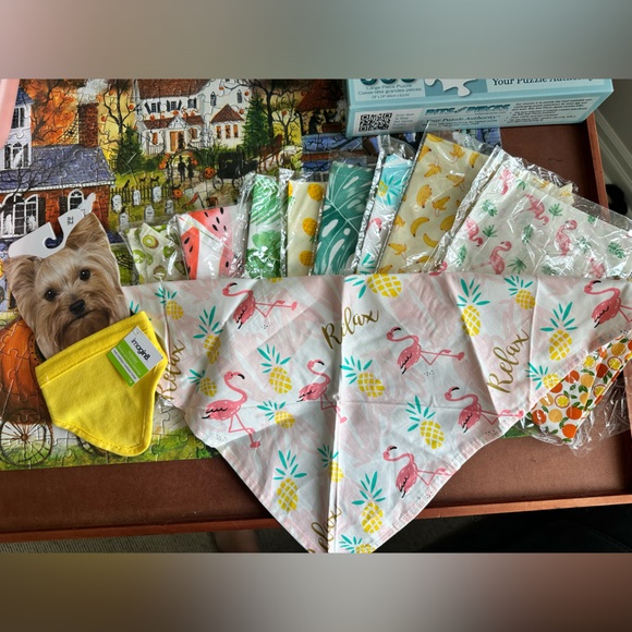 Puppy Bandanas 10 Pack! - Picture 2 of 3